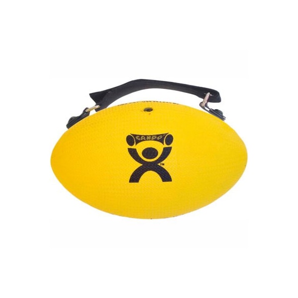 CanDo Handy Grip Weighted Ball, 2 lb., Yellow